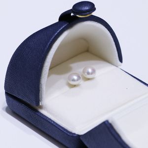 Zhuji Simple Fashion 8-9mm Freshwater Mantou <b>Pearl</b> <b>Earrings</b> - Product Image 1