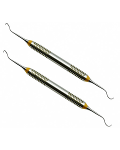 Surtechs Periodontal Montana Jack Sickle Scaler, Instrumento Dental de Doble Punta con Luz, Juego de 2 - Product Image 1