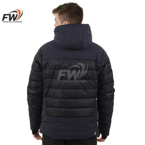 Chaqueta Bomber Casual Reversible Personalizada 2025 al por Mayor, 280gsm, con Cremallera, Estilo de Moda, Impermeable, Cortavientos, de Invierno, con Acolchado de Piel de Vaca - Product Image 5