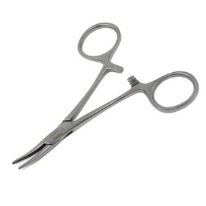 Pince hémostatique chirurgicale de précision Mosquito, courbée, réutilisable, instrument clinique - Product Image 1