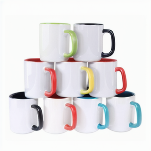 Mug à café en céramique blanche personnalisé OEM, finition brillante, design minimaliste, compatible lave-vaisselle et micro-ondes, idéal pour le bureau, idée cadeau - Product Image 5