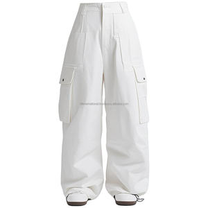 Pantalones de Esquí Holgados de Alta Calidad para Hombre y Mujer, Polartec 380G, Impermeables, de Secado Rápido, Estilo Hip Hop, Cierre con Cremallera - Product Image 4