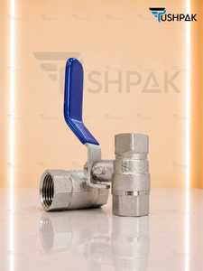 Vanne à boisseau sphérique en laiton forgé de 10 mm, compacte, à quart de tour, pour le contrôle du débit, la plomberie, le CVC, l'eau, l'huile, le gaz, vanne d'arrêt et de régulation industrielle - Product Image 6