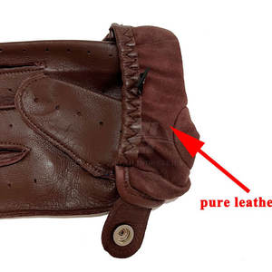 Gants confortables en cuir véritable, chauds, légers et flexibles, pour un usage quotidien, les activités de plein air et les voyages - Product Image 3