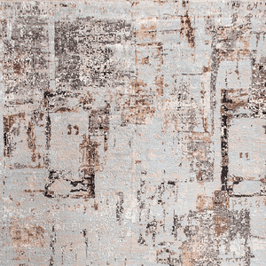 Tapis contemporain en laine et soie de bambou noué à la main pour salon - Product Image 6
