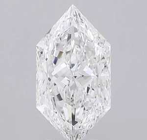 เพชร Mantra Diamond IGI Certified 2.4 กะรัต สี D E ความสะอาด VS1 เพชรเลี้ยงในห้องปฏิบัติการ เจาะด้วยเลเซอร์ รูปทรงหกเหลี่ยม สำหรับทำเครื่องประดับ ตัวอย่างสำหรับการผลิต - Product Image 1
