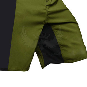 Pantalones Cortos de MMA Profesionales con MOQ Bajo, Logotipo Frontal Lavado, Material de Poliéster/Nylon, Secado Rápido, Transpirables, Fusión sin Costuras, Personalizables - Product Image 4