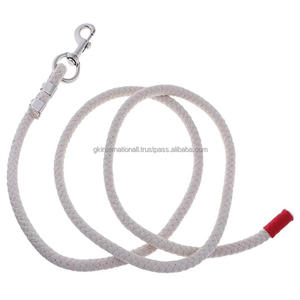 Durable Lightweight 14mm Thickening <b>horse</b> <b>leading</b> <b>rope</b> with solid alloy snap buckle cotton lead <b>rope</b> for <b>horses</b> - Product Image 5