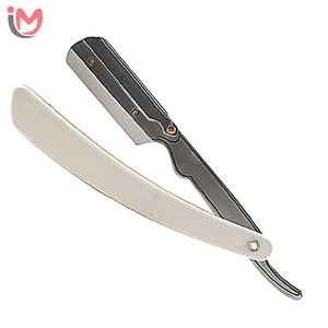 Navaja de Afeitar Manual Plegable de Acero Inoxidable Estilo Clásico, Económica, para Hombre, Afeitadora de Barba y Rostro con Una Sola Cuchilla - Product Image 4