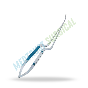 Manual Micro <b>Ear</b> Scissors 45 Degree Angled 1 1 Probe Pointed Blade Stainless Steel ENT Microsurgery Instrument Ergonomic Gold - Product Image 3