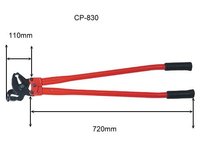 Pince de réparation de chaînes en acier GF avec poignée en plastique souple pour chaînes de pneus de camion lourd - Sertissage DIY OEM CP-32 Longue