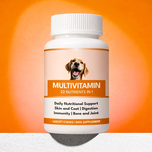 Masticables Blandos Multivitamínicos para Perros, 22 Nutrientes en 1, para la Piel, el Pelaje, la Digestión, la Inmunidad, los Huesos y las Articulaciones, para Todas las Razas y Edades, También para Gatos - Product Image 1