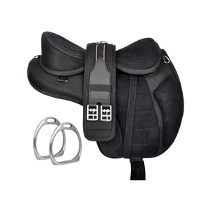 Silla de Doma Sintética Ligera con Estructura de Madera, Asiento Acolchado Suave y Correas de Estribo Ajustables al Mejor Precio - Product Image 1