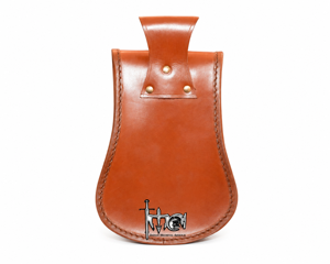 Bolsa de Cuero Medieval para Obsequios, Bolsa de Cinturón Histórica para Peregrinos, Cruzados, Vikingos, Renacimiento, LARP y Reenactment - Hecha a Mano 15x20x6cm - Product Image 3