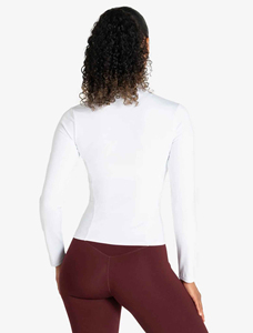 Custom Wholesale Cotton French Terry Women <b>Jackets</b> Embroidered Plain Slim Fitness <b>Ladies</b> <b>Lightweight</b> Zipper up Hoodie - Product Image 2