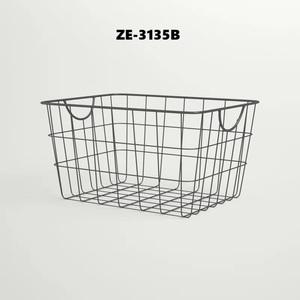 Modern Handmade Basket Organizer for Decorative Household UseBasket Designer Iron Disposable Box with Cotton Liner Eco-Friendly - Product Image 2