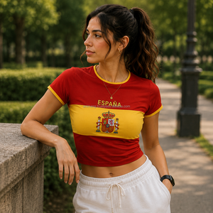 Top Corto para Mujer, Cuello Redondo, Sin Mangas, Estilo Jersey, Bloques de Color, Informal, para Primavera/Verano, Precio al por Mayor - Product Image 5