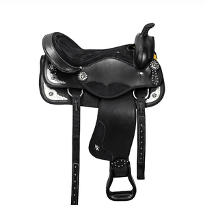 Nouvelle Selle Western Style Ranch en Cuir Véritable de Qualité Export pour l'Équitation – Selle de Trail en Cuir de Vache Authentique – Fabricant - Product Image 1