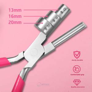 3 Step 3-in-1 Stainless Steel Bail Making Pliers for <b>Wire</b> Bending Looping Jewelry Making <b>Craft</b> Beading & Repair - Product Image 4