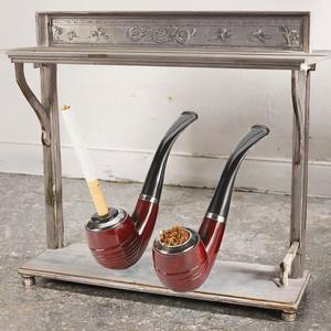 Pipa de Fumar de Madera Tradicional, Pipa de Tabaco de Madera Natural Hecha a Mano - Product Image 4