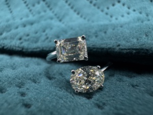 Magnificent 2.00 CT Emerald Cut Lab-Grown Diamond Certified Prong <b>Set</b> <b>Wedding</b> <b>Ring</b> in 14k White Gold <b>for</b> <b>Women</b> - Product Image 4
