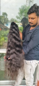 Extensiones de cabello crudo indio Natural negro 100%, extensiones de cabello humano tejido Remy ondulado a granel de alta calidad - Product Image 5