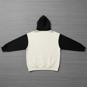 Vente en gros : Sweats à capuche pour hommes, hiver, 100% coton molletonné, coupe oversize, grammage lourd, brodés, bicolores, effet délavé - Product Image 4