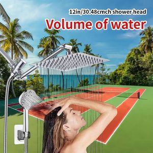 Soluzione Doccia Completa con Braccio in Acciaio Inox e Tubo a Tre Funzioni, con Soffioni Doccia di Alta Qualità per il Tuo Bagno - Product Image 5