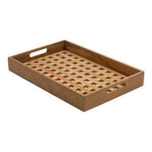 Plateau en bois de grande taille, fait main, gravé, écologique, recyclable, avec revêtement poudré, compatible lave-vaisselle et micro-ondes, pour la maison moderne - Product Image 5