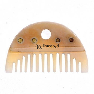 Peine de Pelo de Hueso Natural Tradebyd, Herramienta de Peinado Ecológica Hecha a Mano, Accesorio de Aseo Premium - Product Image 2