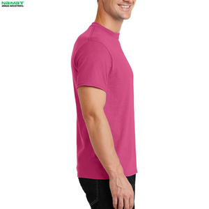 เสื้อยืดแฟชั่นแขนสั้นสำหรับผู้ชายเสื้อยืดคอกลมสีตัดกันแบบลำลอง - Product Image 3