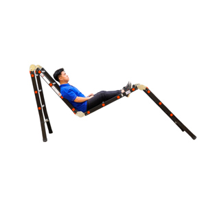 VIETLADDERS NVLG-44 4-Segment Aluminum Folding Combination <b>Ladder</b> for Hotel Use with Easy-Fold Design Platform 1-Year Warranty - Product Image 1