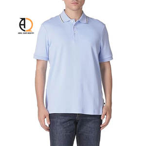 Camiseta de Manga Larga para Hombre, Color Sólido Clásico, Camiseta Polo Informal de Negocios a la Moda para Hombres de Mediana Edad y Jóvenes - Product Image 1