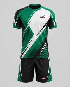 Conjunto de Uniforme de Fútbol Personalizado para Hombre, Equipación Deportiva Transpirable de Secado Rápido con Rayas Rosas y Negras, Uniforme de Fútbol OEM ODM - Product Image 1