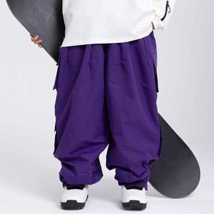 Pantalon de ski unisexe personnalisé haut de gamme pour adulte, grande taille, imperméable, respirant, chauffant, coupe-vent, écologique, séchage rapide, en polaire - Product Image 3