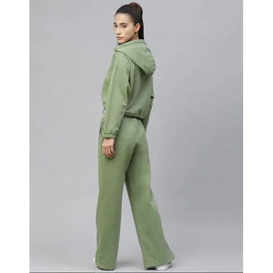 Chándal Ligero con Capucha para Mujer, de Secado Rápido, 100% Algodón, Transpirable, para Uso en Exteriores en Invierno, Diseño Sólido, Precio Bajo - Product Image 4