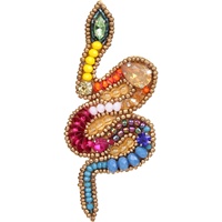 Diseñador de alta moda hecho a mano ganchillo semilla cuenta moda multicolor pendientes joyería artificial para mujeres pendientes