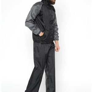 Ensemble survêtement coupe-vent personnalisé pour homme avec logo – Veste et pantalon en nylon – Survêtements coupe-vent pour homme – Service OEM - Product Image 5