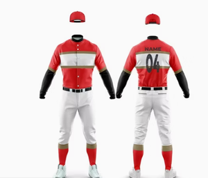 Uniforme de Béisbol Transpirable de Alto Rendimiento para Hombre con Logotipo Personalizado del Equipo OEM - Product Image 1