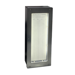 Interphone audio cellulaire GSM sans fil 4G avec 12 boutons d'appel, pour usage multi-résidentiel, en acier inoxydable, résistant à l'eau, alimenté en courant continu - Product Image 6