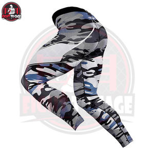 Leggings de Compresión MMA Hechos a Medida de la Más Alta Calidad para Hombre - Talla Ajustable, Transpirables y de Secado Rápido para Gimnasio y Ropa Deportiva - Product Image 5