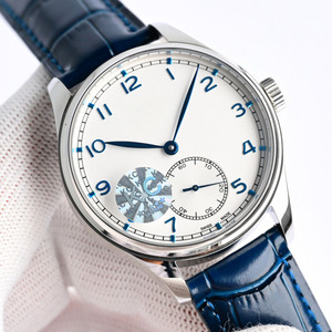 Montre mécanique automatique pour homme, élégante et romantique, avec bracelet en cuir de vachette, idéale pour les déplacements professionnels, petite montre à trois aiguilles. - Product Image 2