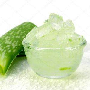 Hoja de aloe vera cortada en cubitos en jarabe ligero-Material de gel de pulpa para bebida - Product Image 4