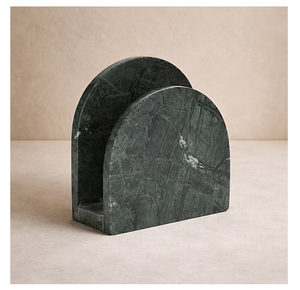 Wholesale Luxury White & <b>black</b> marble Creative <b>napkin</b> Holder Exclusive latest Pieces For your Home Decorative Item - Product Image 2