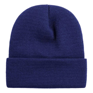 Gorro Unisex Azul, 100% Acrílico, Tejido, Color Sólido, Casual, de Invierno, para Adultos, 56-58CM, Gorro de Punto, ODM OEM - Product Image 4