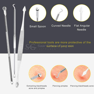 Kit de suppression des points noirs multi-outils avec embouts de précision pour les soins personnels et les soins de la peau à domicile - Product Image 3