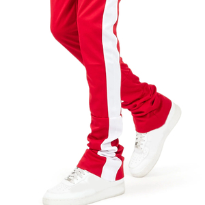 Custom Made High Quality Casual Flared Jogger Track Men's Pants 2026 New Fashion Loose Fit Flare <b>Trouser</b> For Men - Product Image 2