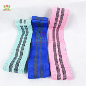 ชุดยางยืดออกกำลังกายสำหรับบริหารสะโพกผู้หญิง แบบวงกลม กว้าง กันลื่น สำหรับออกกำลังกายกล้ามเนื้อก้น ทำจากโพลีเอสเตอร์คุณภาพสูง - Product Image 4