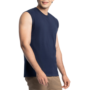 Nouveauté Sports de plein air : T-shirt de fitness et musculation personnalisé pour homme, respirant, écologique, séchage rapide, polyester/coton - Product Image 5