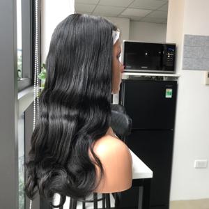 Extensiones de cabello humano vietnamita de color negro ondulado natural - Product Image 2